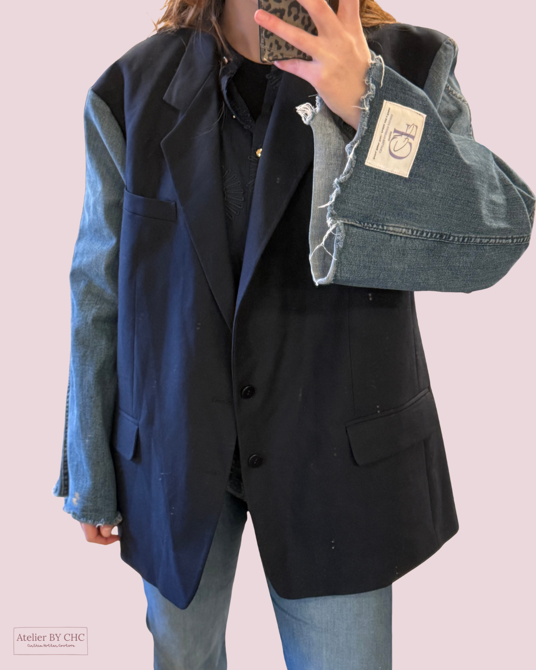 Customized blazer Denim